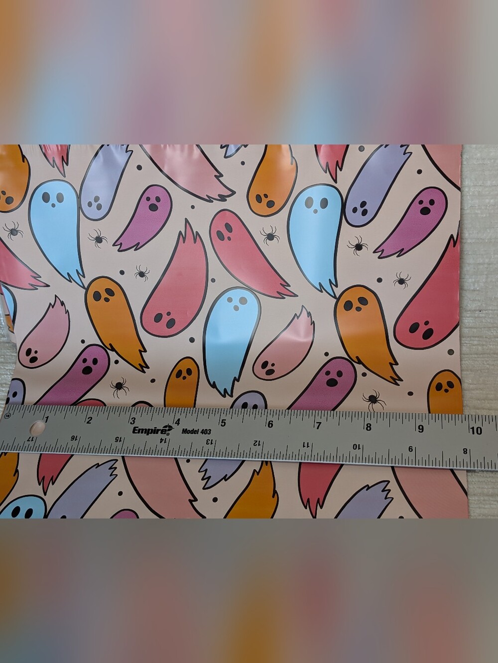 PolyMailers 10" By 13" Ghost Party Pink Background Halloween Polymailers 10ct - Picture 4 of 6
